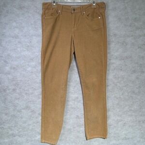 Calvin‎ Klein Jeans Womens Ultimate Skinny Corduroy Tan Pants Size 10